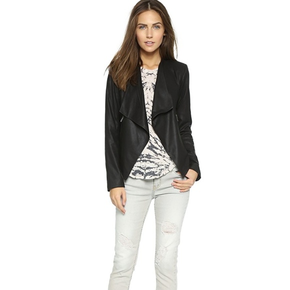 Bb Dakota Jackets Coats Bb Dakota Harper Leather Jacket Small Poshmark